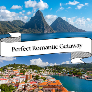 Saint Lucia vs Grenada honeymoon - aerial views of both islands
